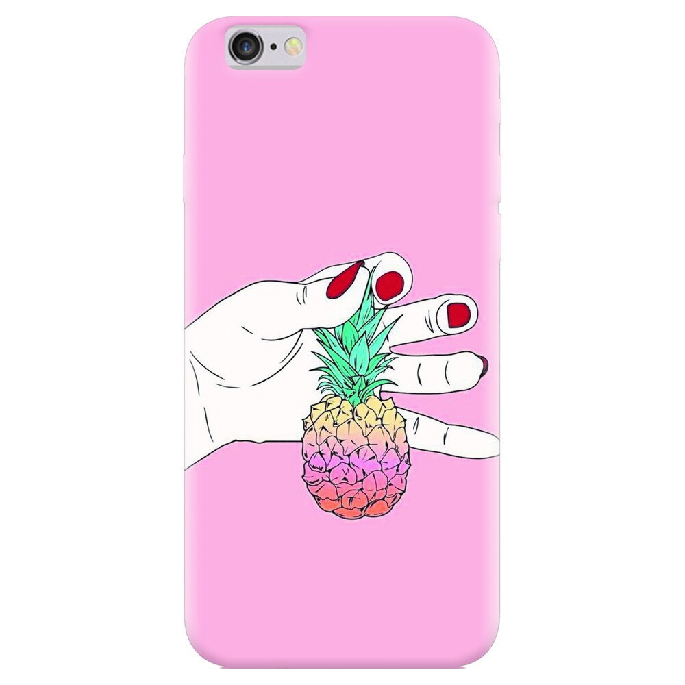 Husa silicon pentru Apple Iphone 5, Rainbow Pinepple