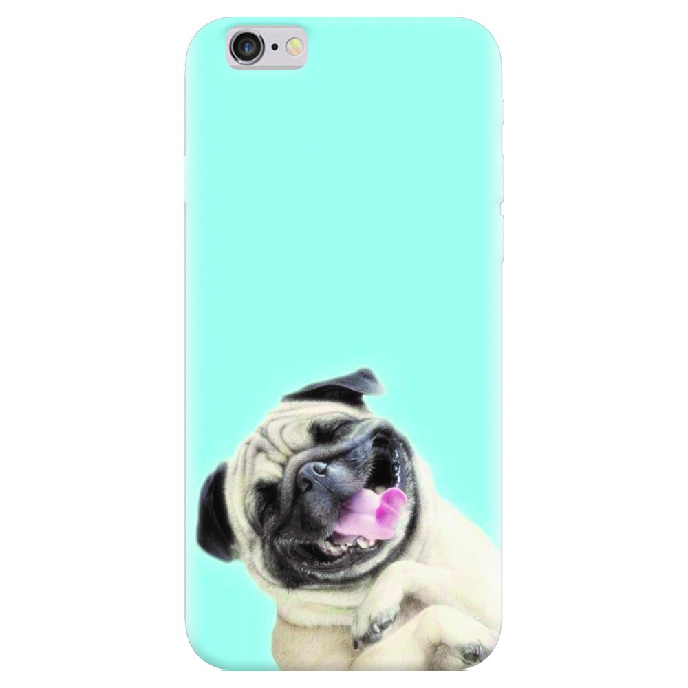 Husa silicon pentru Apple Iphone 5, Happy Dog