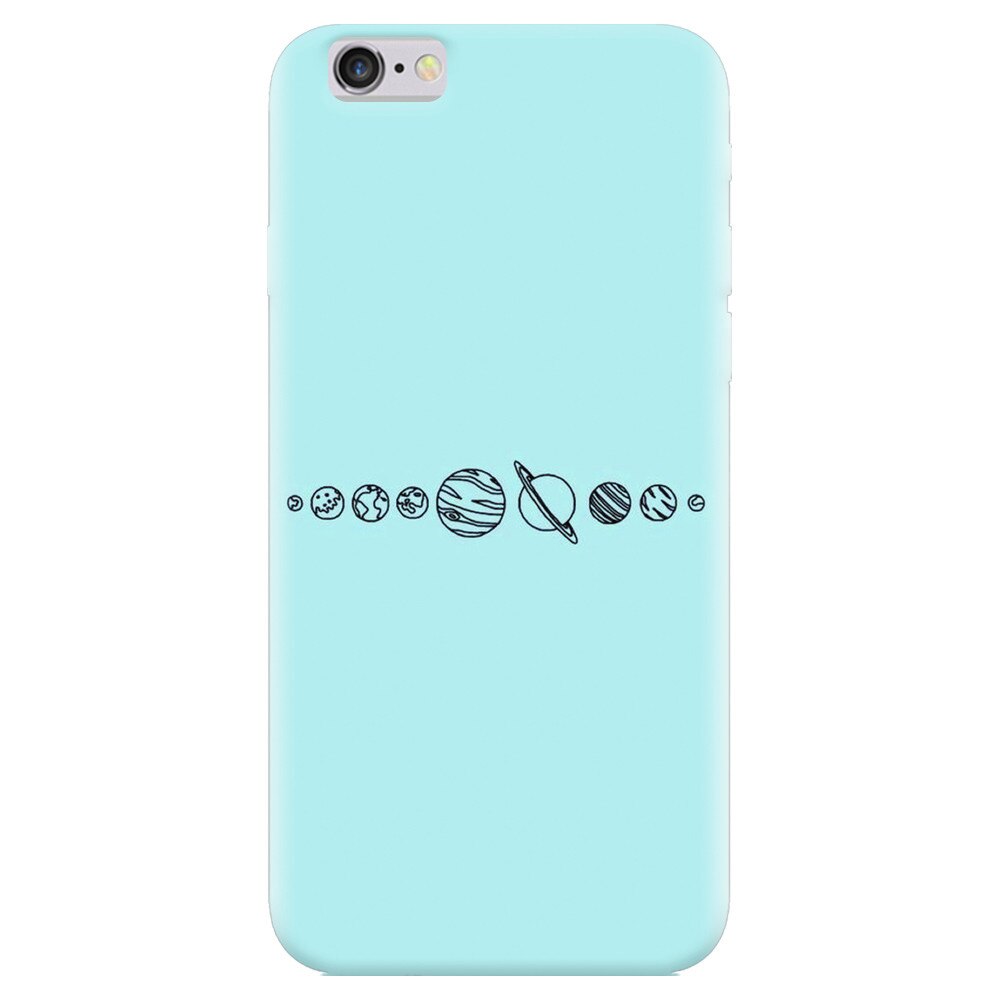 Husa silicon pentru Apple Iphone 5, Planets