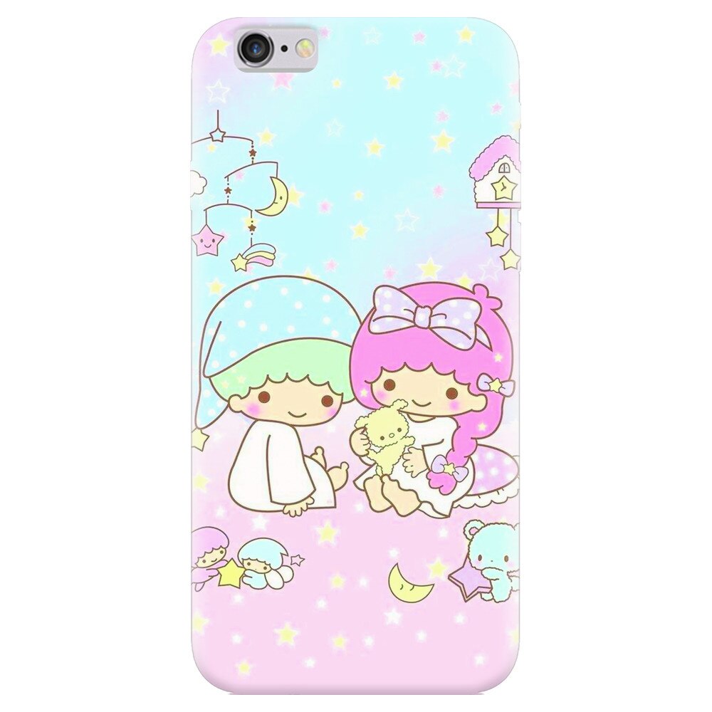 Husa silicon pentru Apple Iphone 5, Little Twins