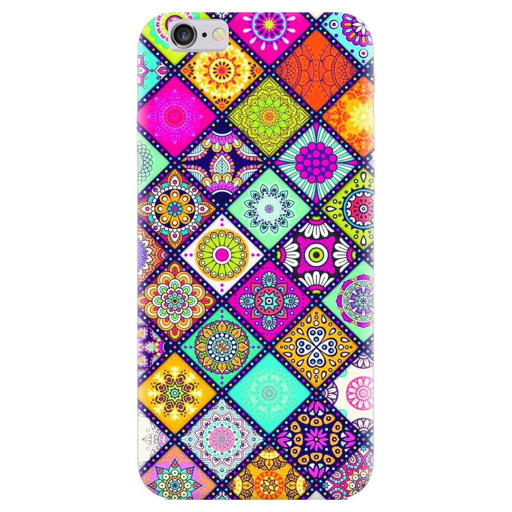 Husa silicon pentru Apple Iphone 5, Mandala Pattern