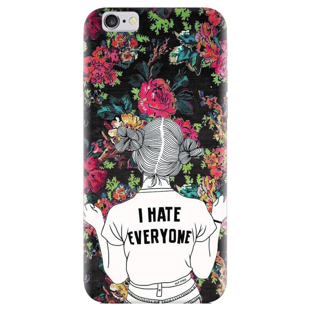 Husa silicon pentru Apple Iphone 5, I Hate Everyone