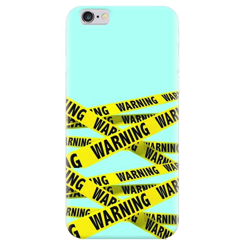 Husa silicon pentru Apple Iphone 5, Warning