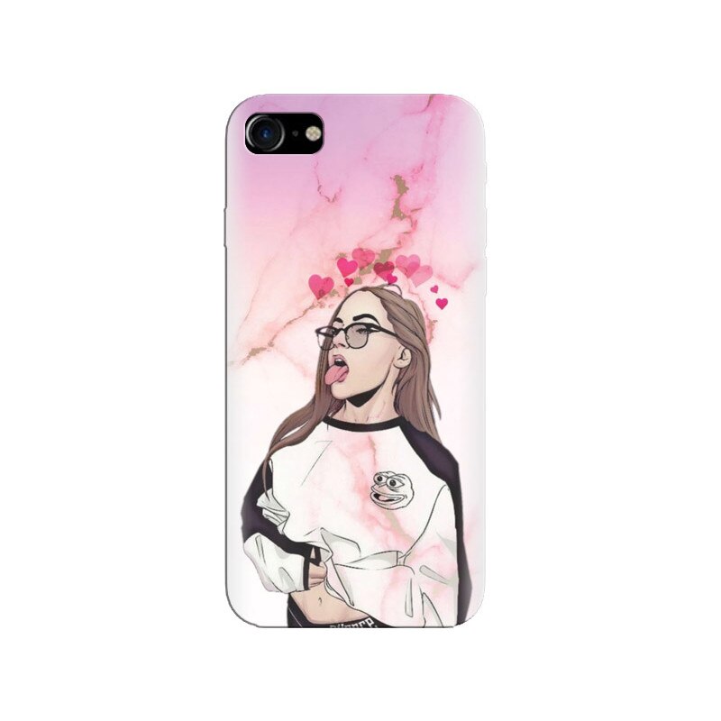 Husa silicon pentru Apple Iphone 8, Bad Girl