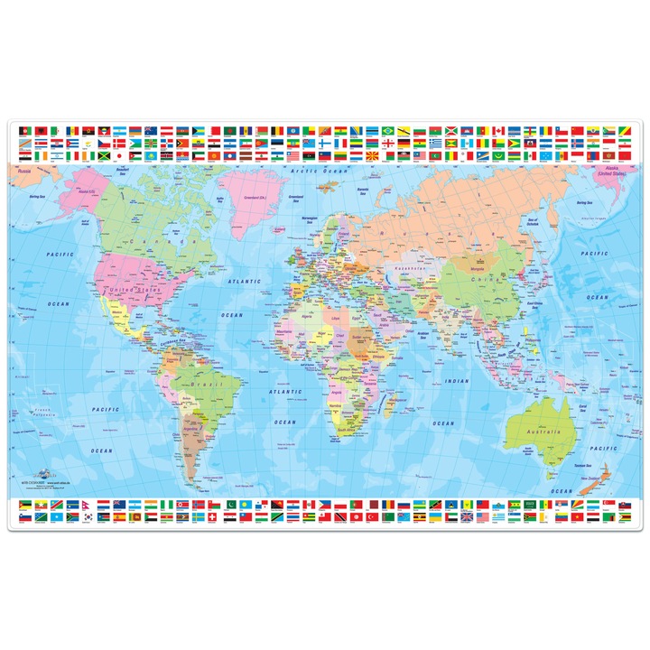 Карта на света Koh-i-Noor, KPP, 68x44 см