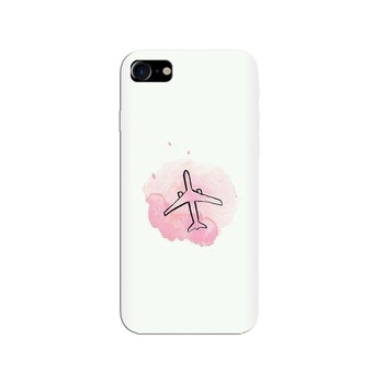 Husa silicon pentru Apple Iphone 8, Airplain Husa silicon pentru Apple Iphone 8, Airplain
