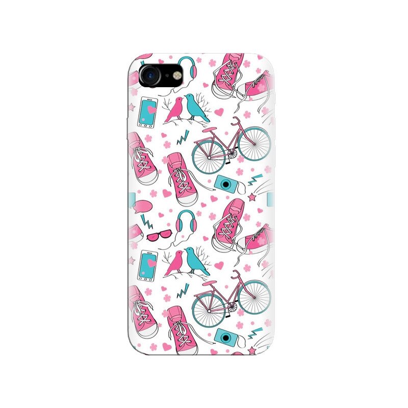 Husa silicon pentru Apple Iphone 8, Travel