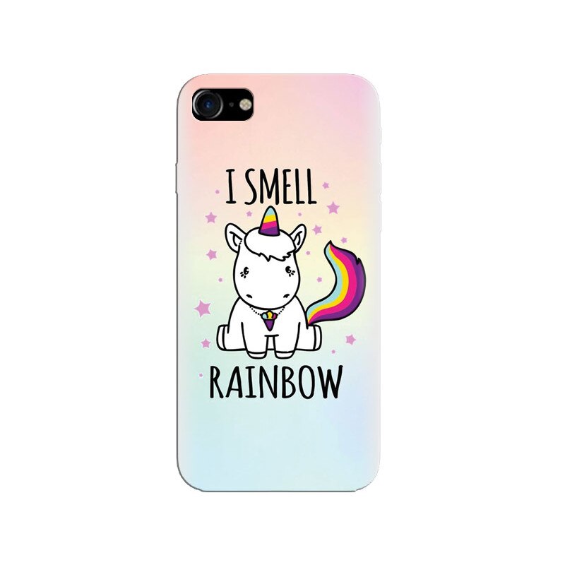 Husa silicon pentru Apple Iphone 7, I Smell Rainbow