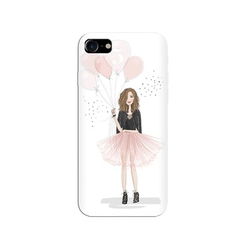 Husa silicon pentru Apple Iphone 8, Happy Aniversary Husa silicon pentru Apple Iphone 8, Happy Aniversary