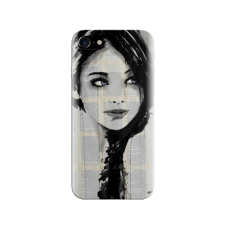 Husa silicon pentru Apple Iphone 8, Blue Eyes