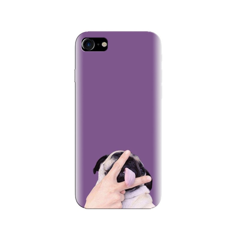 Husa silicon pentru Apple Iphone 8, Cute Dog