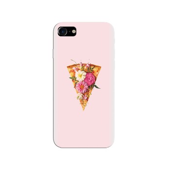 Husa silicon pentru Apple Iphone 7, Flower Pizza Husa silicon pentru Apple Iphone 7, Flower Pizza