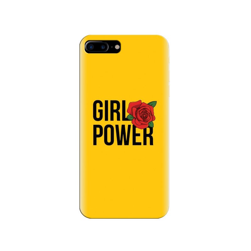 Husa silicon pentru Apple Iphone 7 Plus, Girl Power