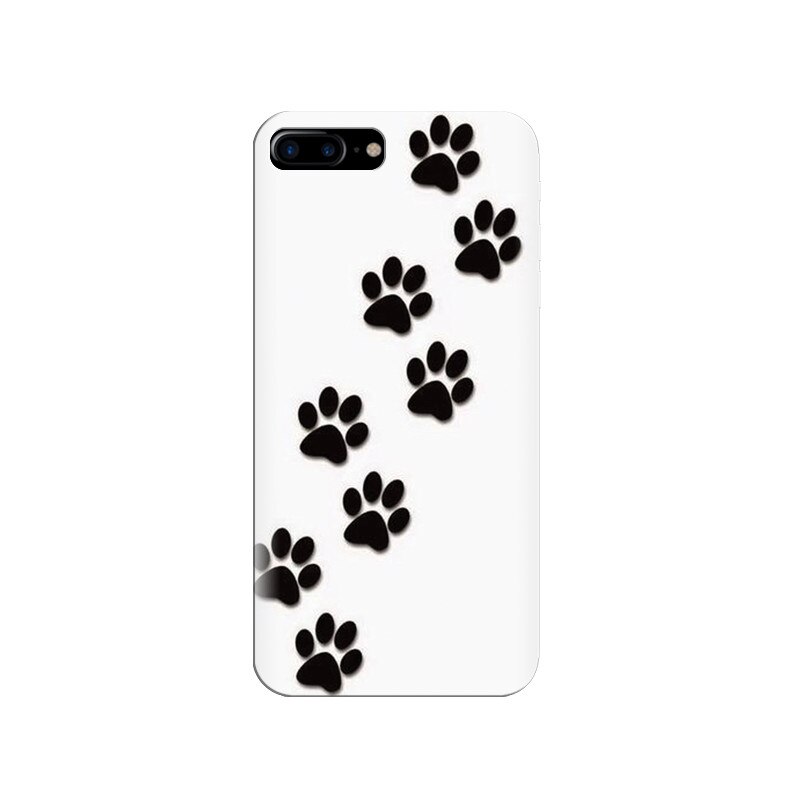 Husa silicon pentru Apple Iphone 8 Plus, Dog Mark