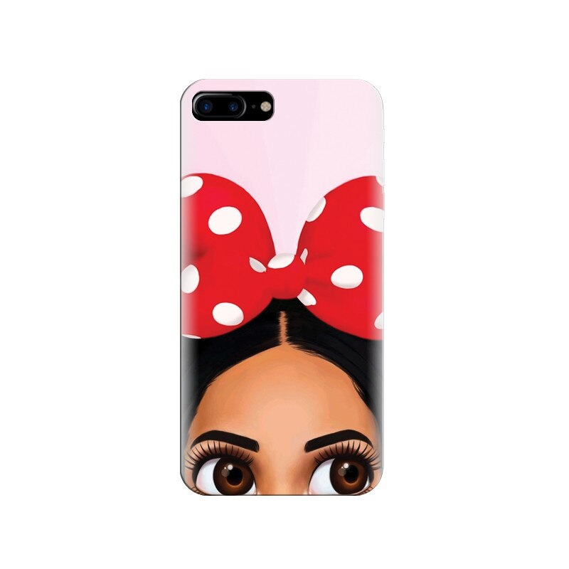 Husa silicon pentru Apple Iphone 8 Plus, Anime Art Girl