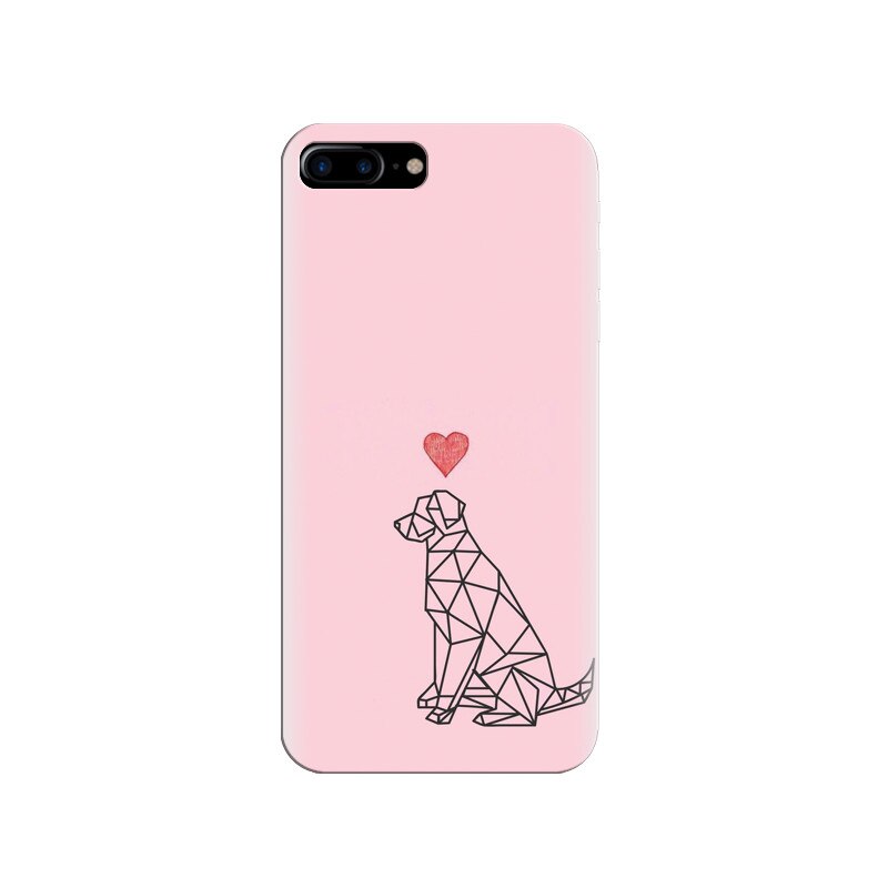 Husa silicon pentru Apple Iphone 7 Plus, Love Dog