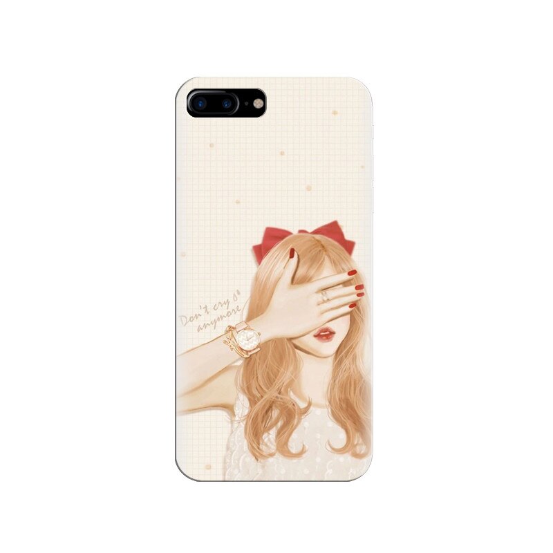 Husa silicon pentru Apple Iphone 7 Plus, Dont Cry Anymore