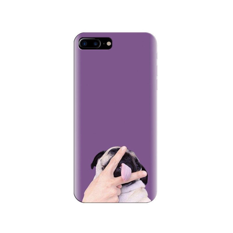 Husa silicon pentru Apple Iphone 8 Plus, Cute Dog