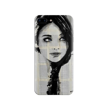 Husa silicon pentru Apple Iphone 7 Plus, Blue Eyes Husa silicon pentru Apple Iphone 7 Plus, Blue Eyes