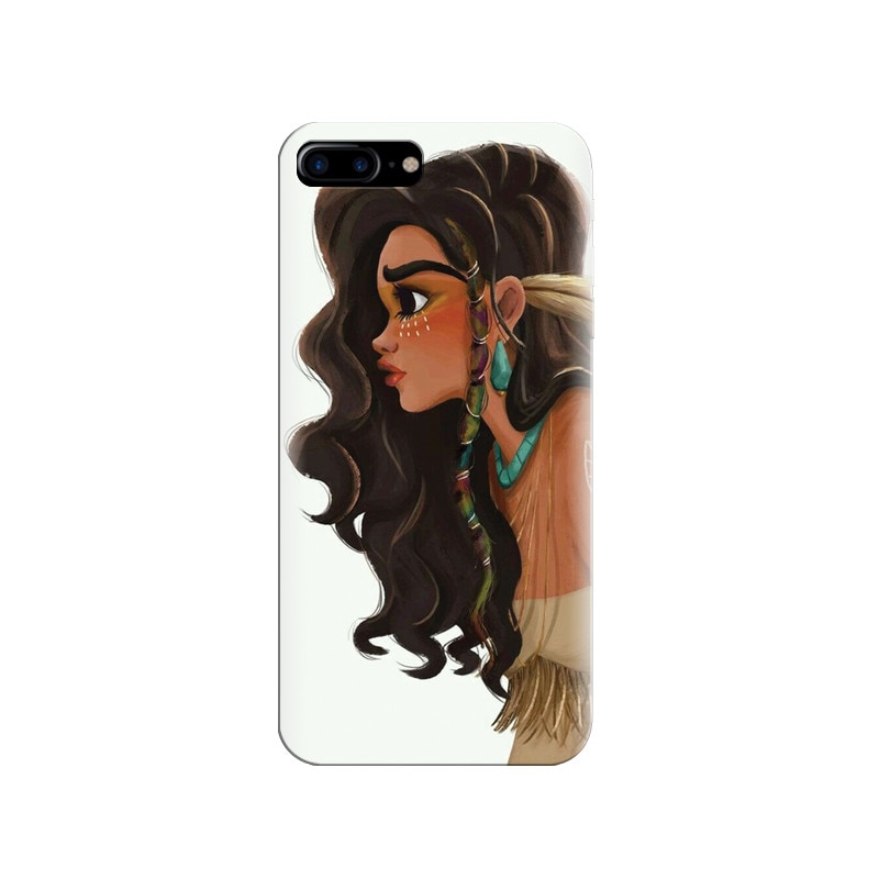 Husa silicon pentru Apple Iphone 8 Plus, Indian Girl