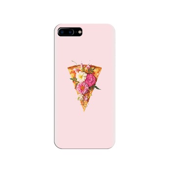 Husa silicon pentru Apple Iphone 7 Plus, Flower Pizza Husa silicon pentru Apple Iphone 7 Plus, Flower Pizza