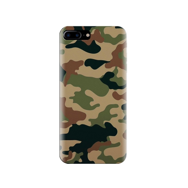 Husa silicon pentru Apple Iphone 7 Plus, Camuflaj