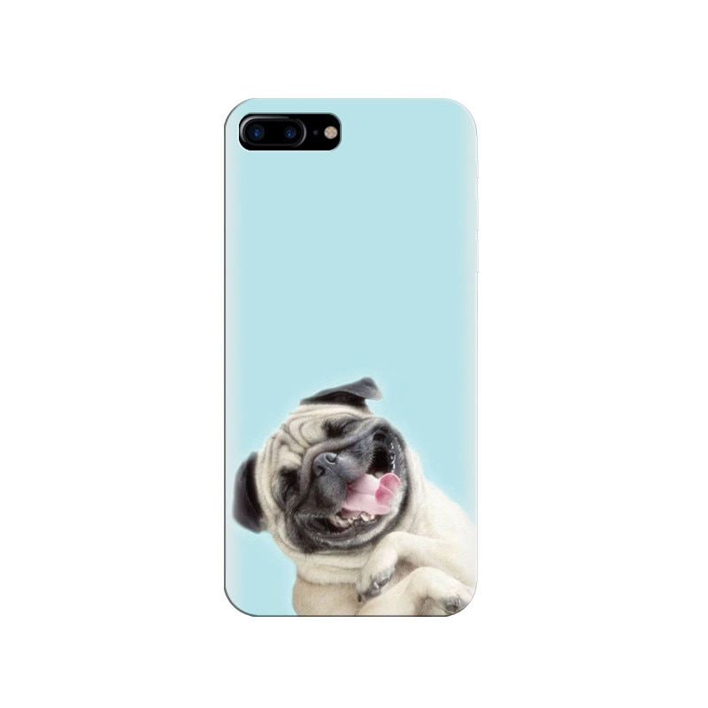 Husa silicon pentru Apple Iphone 7 Plus, Happy Dog