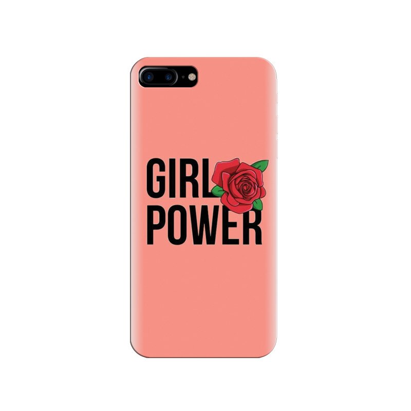 Husa silicon pentru Apple Iphone 7 Plus, Girl Power 2