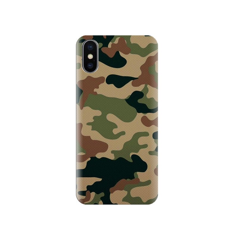 Husa silicon pentru Apple Iphone X, Camuflaj