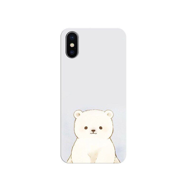 Husa silicon pentru Apple Iphone X, Bear