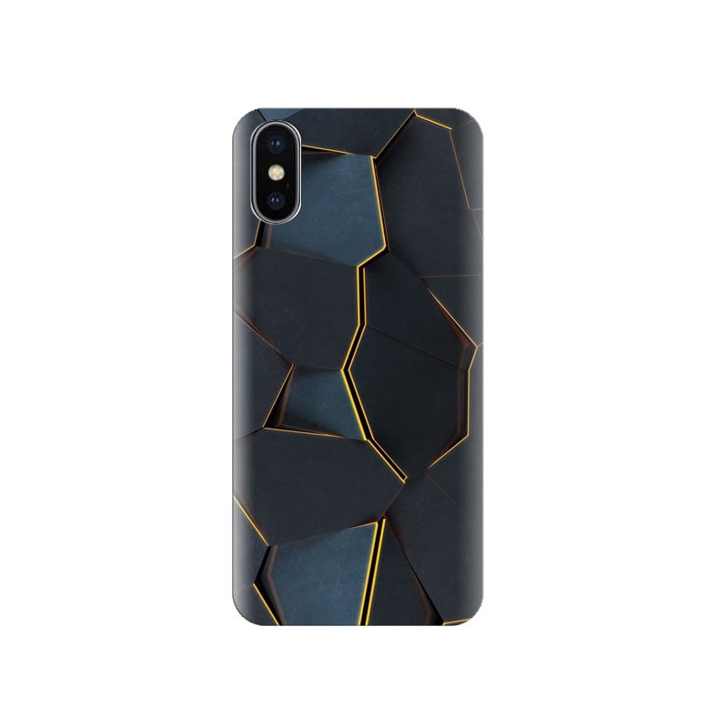 Husa silicon pentru Apple Iphone X, Abstract Draw