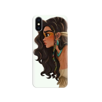 Husa silicon pentru Apple Iphone X, Indian Girl Husa silicon pentru Apple Iphone X, Indian Girl