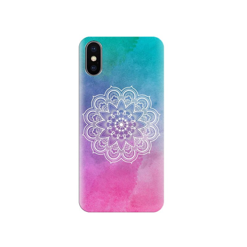Husa silicon pentru Apple Iphone X, Mandala
