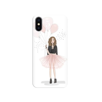 Husa silicon pentru Apple Iphone X, Happy Aniversary Husa silicon pentru Apple Iphone X, Happy Aniversary