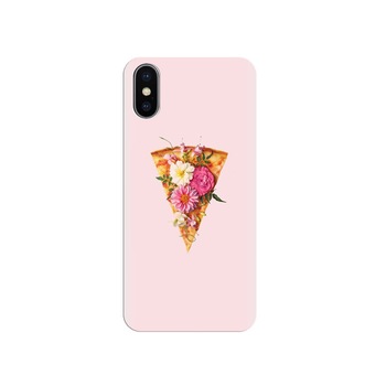 Husa silicon pentru Apple Iphone X, Flower Pizza Husa silicon pentru Apple Iphone X, Flower Pizza