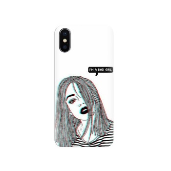 Husa silicon pentru Apple Iphone X, Im A Bad Girl Husa silicon pentru Apple Iphone X, Im A Bad Girl