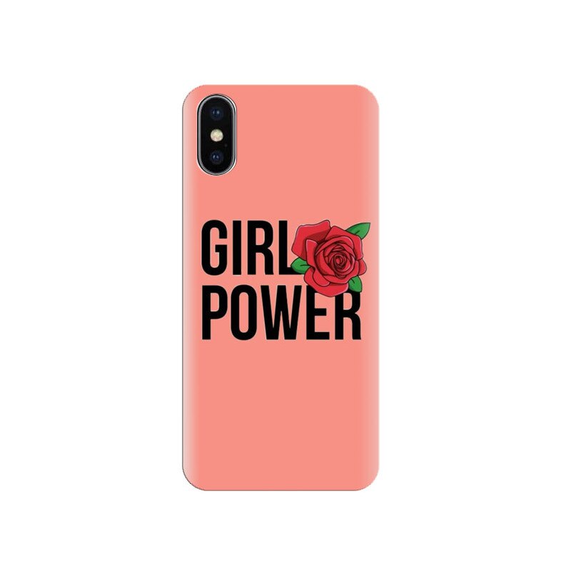 Husa silicon pentru Apple Iphone X, Girl Power 2