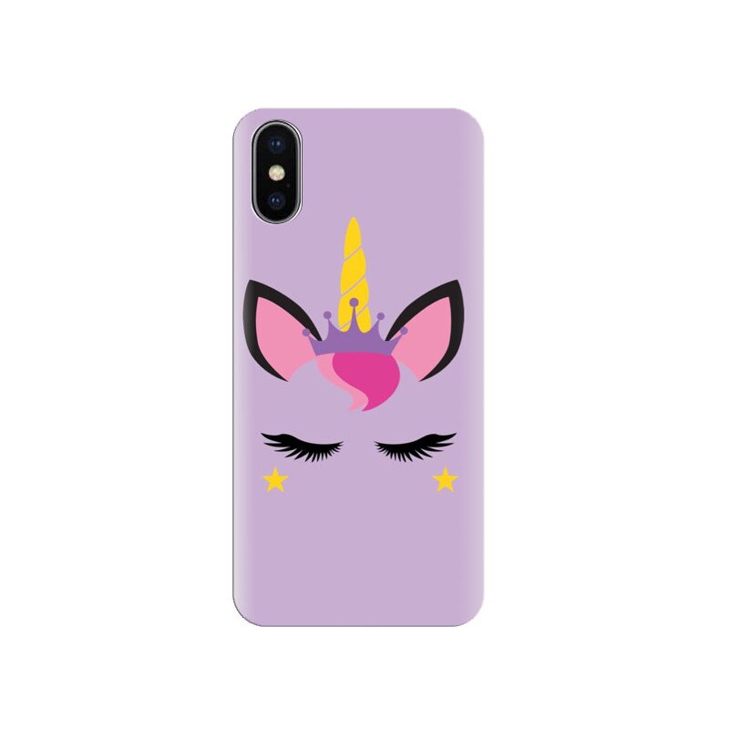 Husa silicon pentru Apple Iphone X, Unicorn Shine