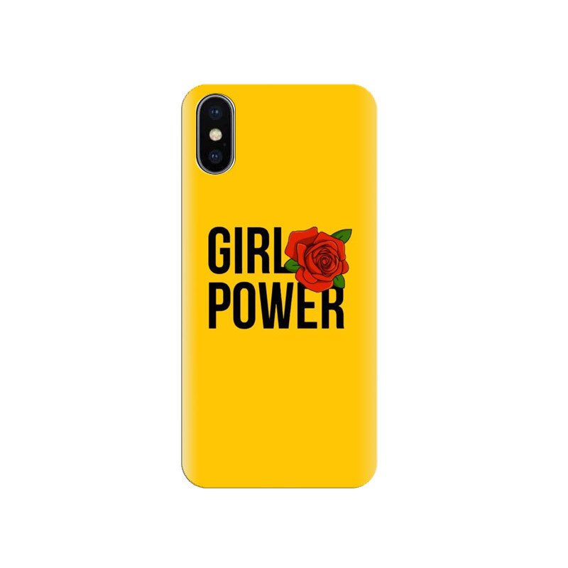 Husa silicon pentru Apple Iphone X, Girl Power
