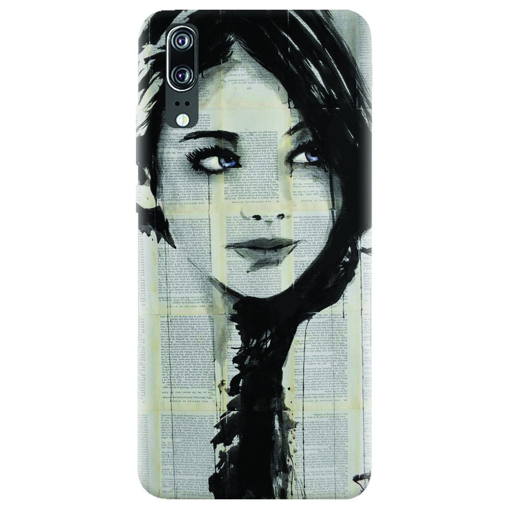 Husa silicon pentru Huawei P20, Blue Eyes