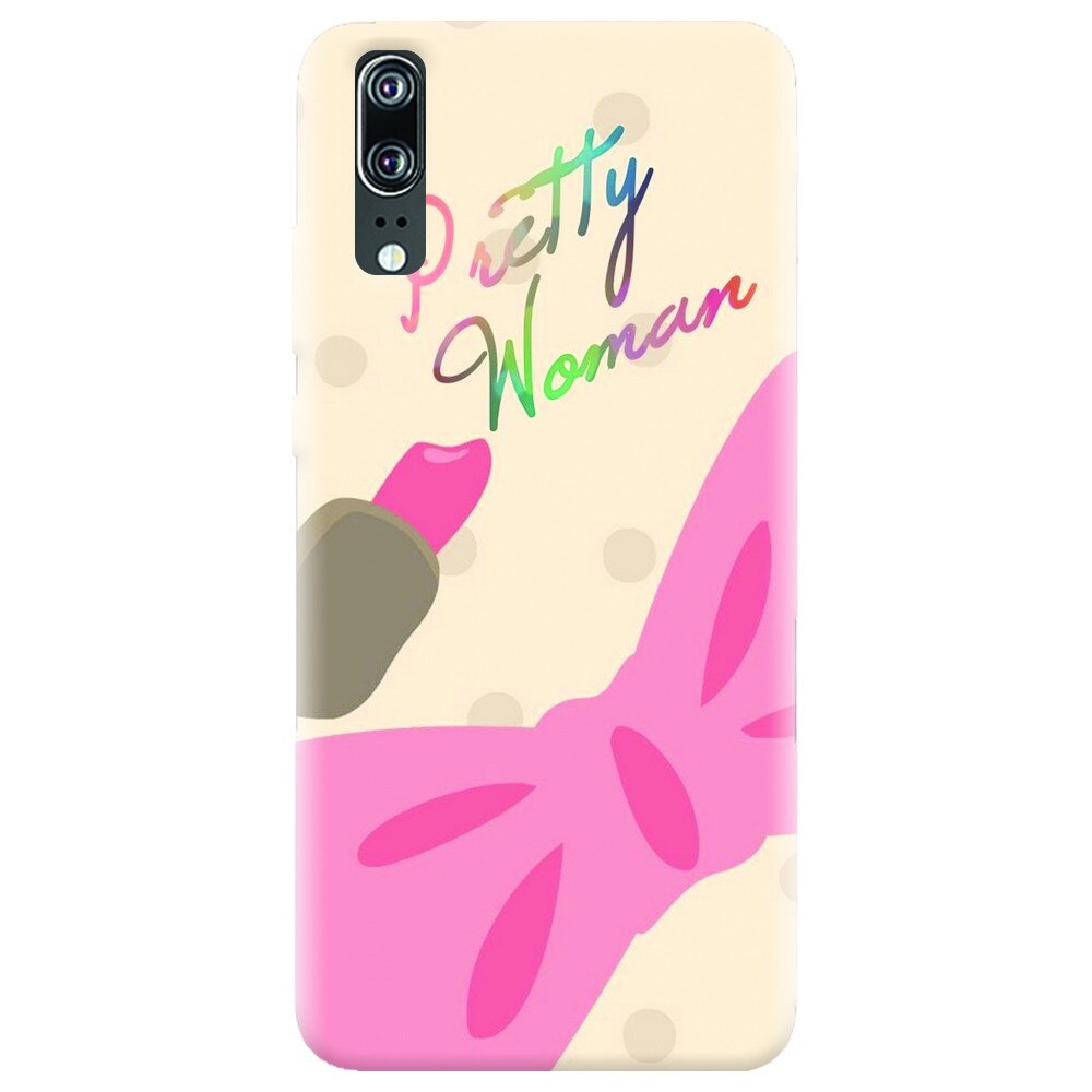 Husa silicon pentru Huawei P20, CuteGirly