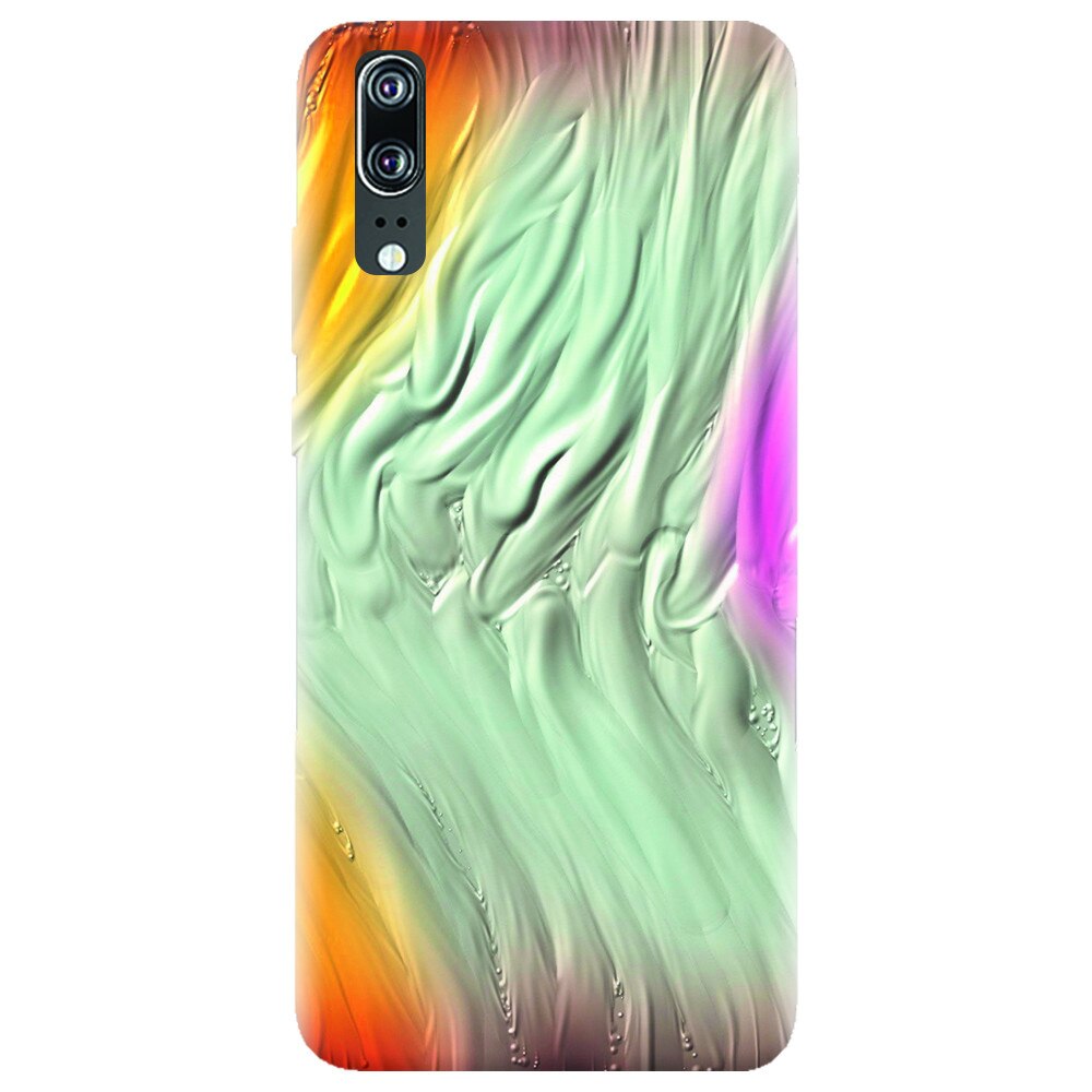 Husa silicon pentru Huawei P20, Attractive Abstract Design