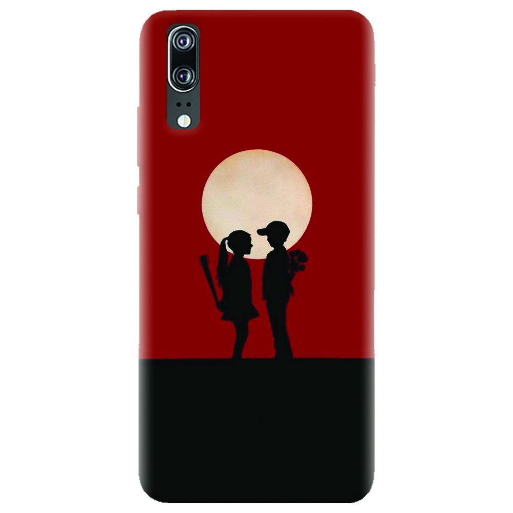 Husa silicon pentru Huawei P20, Boy Girl Love Story