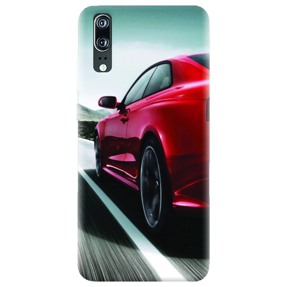Husa silicon pentru Huawei P20, Car On Road