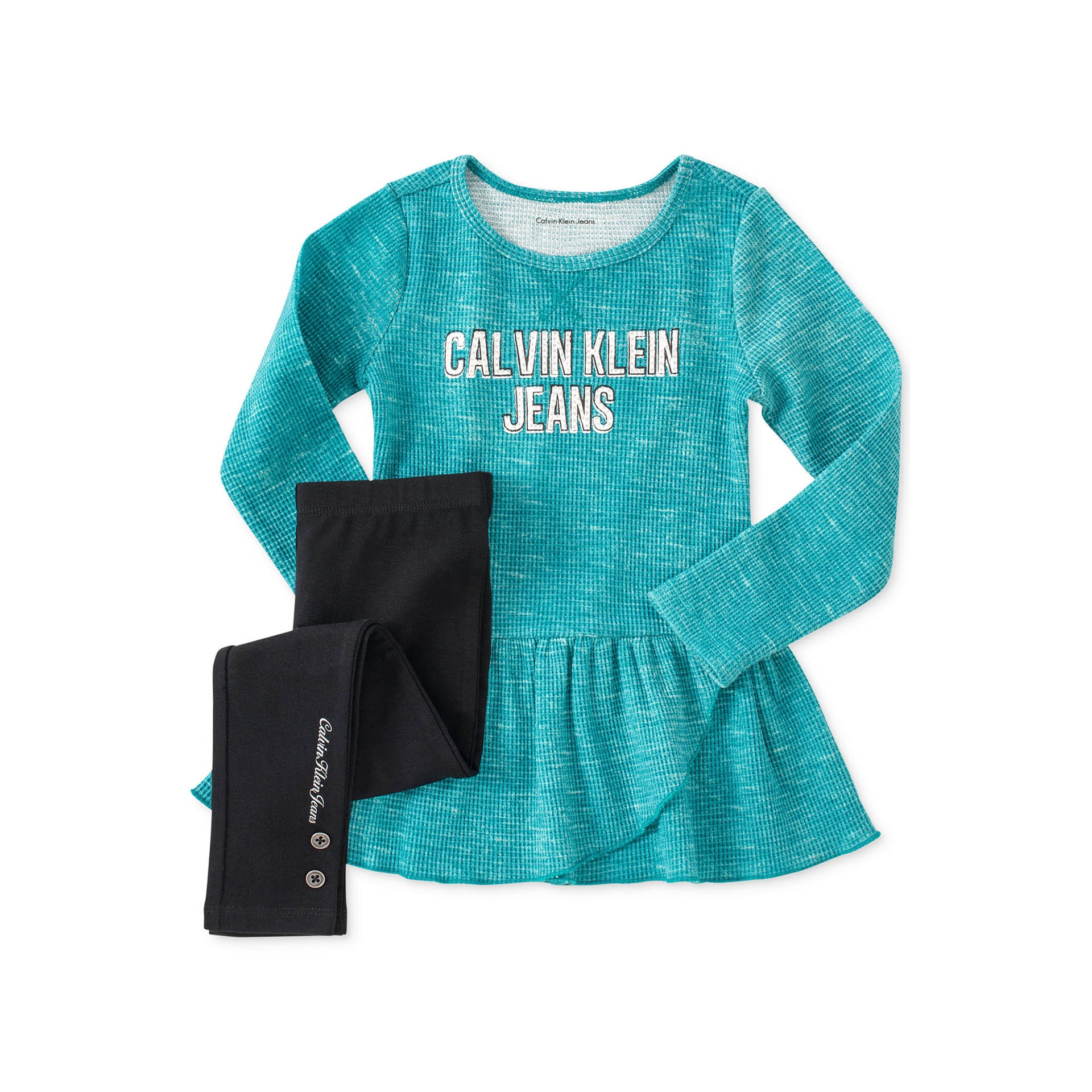 Set Bluza + Pantaloni, Calvin Klein Jeans, Fetite 24 luni