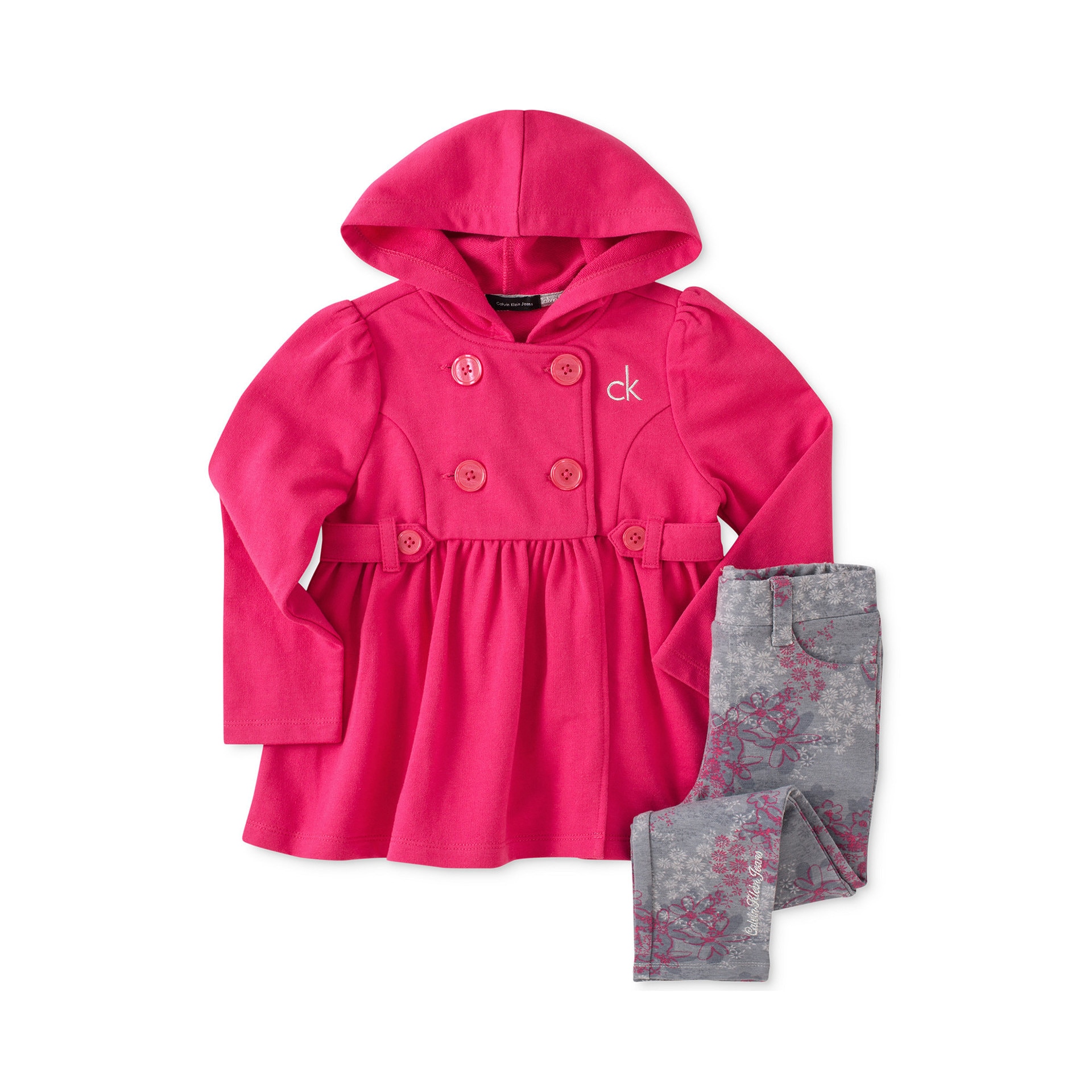 Set Hanorac + Pantaloni, Calvin Klein Jeans, 24 luni