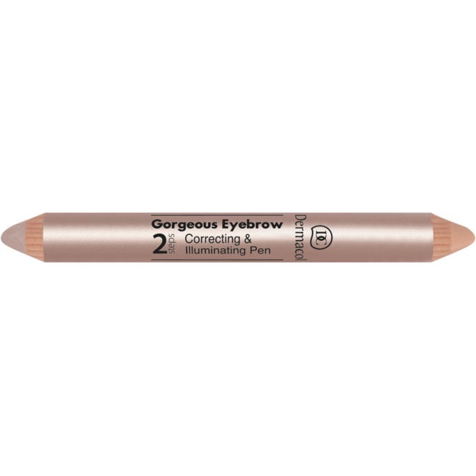Creion pentru sprancene Dermacol Gorgeous Eyebrow Correcting & Illuminating, 10 g