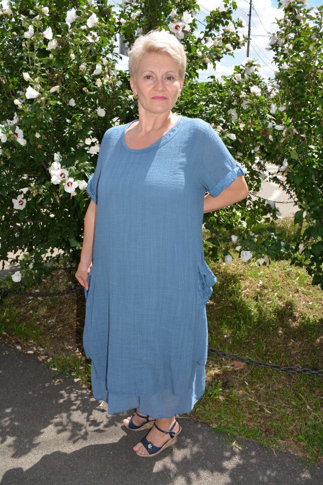 Rochie fashion,buzunare aplicate,D&J Exclusive, Albastru marin