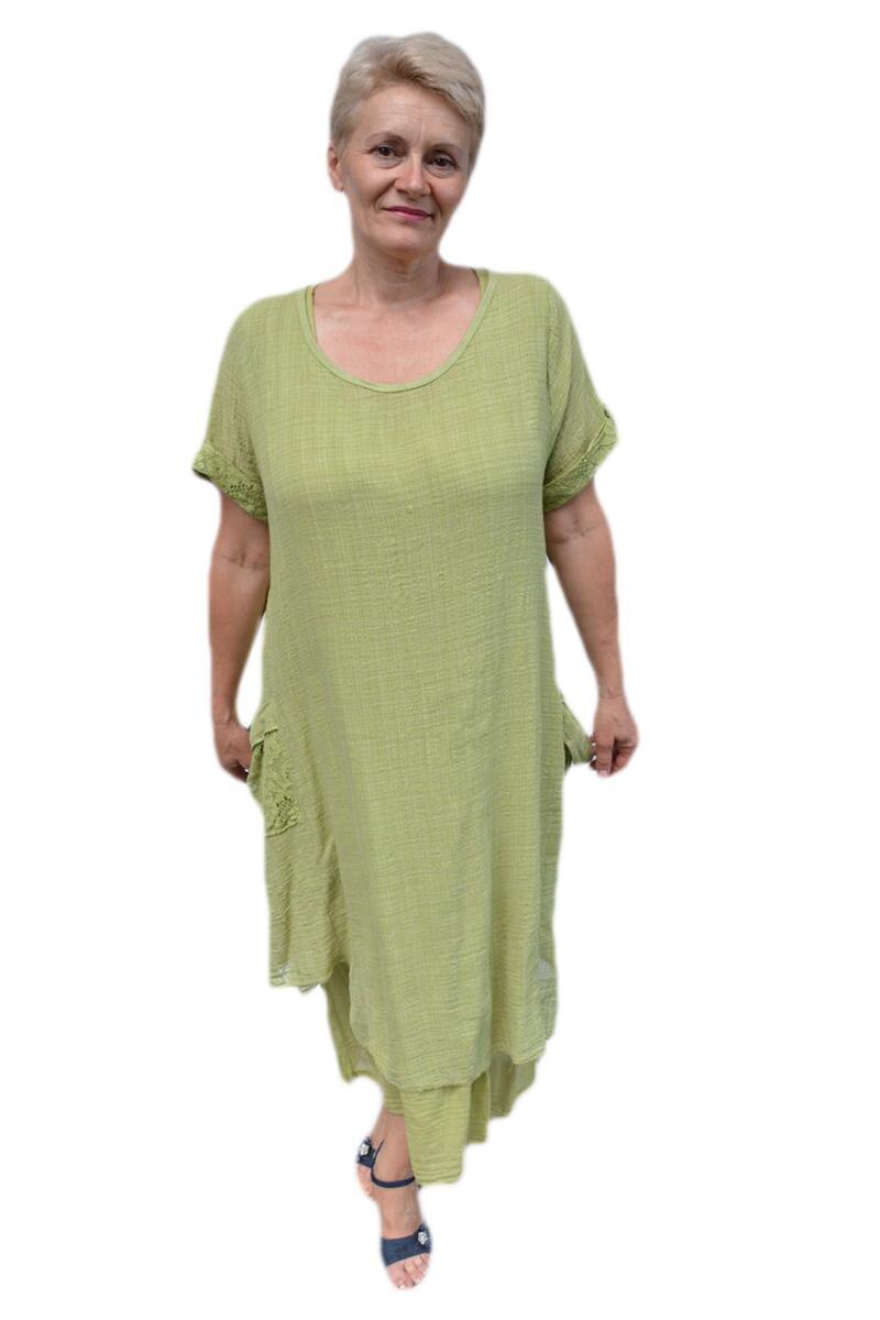 Rochie fashion,buzunare aplicate,D&J Exclusive, Verde