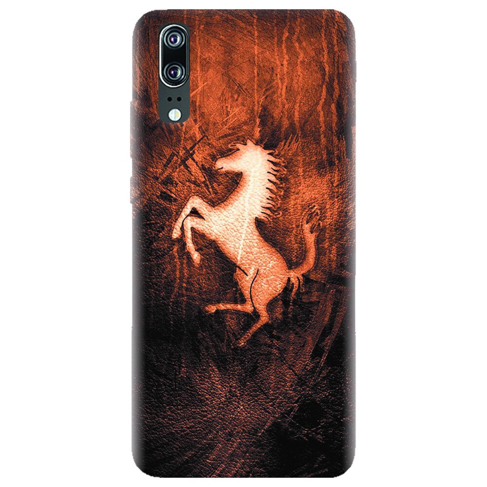 Husa silicon pentru Huawei P20, Amazing Horse
